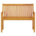 Tuinbank 110 Cm Massief Acaciahout 110 x 55.5 x 90 cm
