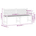 Tuinbanken 1-Aantal zitplaatsen 180 x 55,5 x 90 cm