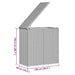 Tuinbox 100x49x103,5 cm polyetheen rattan zwart