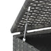Tuinbox 100x49x103,5 cm polyetheen rattan grijs