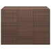 Tuinbox 145x100x103 cm polyetheen rattan bruin
