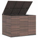 Tuinbox 145x100x103 cm polyetheen rattan bruin