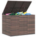 Tuinbox 145x100x103 cm polyetheen rattan bruin