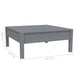3-Delige Loungeset Met Kussens Massief Grenenhout Grijs 2x midden + Tafel