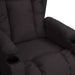 Fauteuil verstelbaar kunstleer zwart