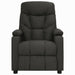 Fauteuil verstelbaar stof zwart