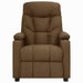 Fauteuil verstelbaar stof bruin
