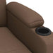 Fauteuil verstelbaar stof bruin