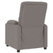 Fauteuil verstelbaar stof taupe