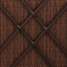 Ligbed met kussens converteerbaar poly rattan bruin