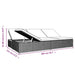 Ligbed met kussens converteerbaar poly rattan bruin