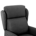 Ligstoel Donkergrijs 66.5 x 94 x 101.5 cm Polyester