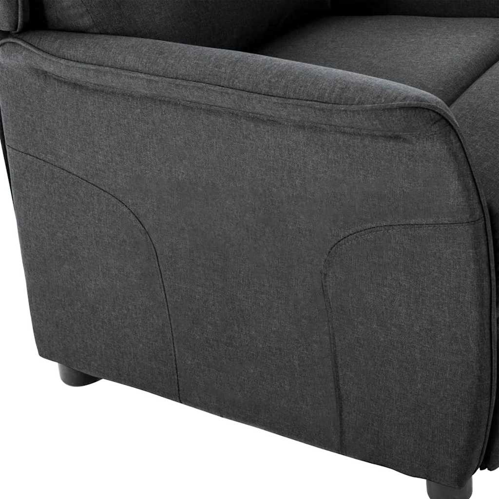 Ligstoel Donkergrijs 66.5 x 94 x 101.5 cm Polyester