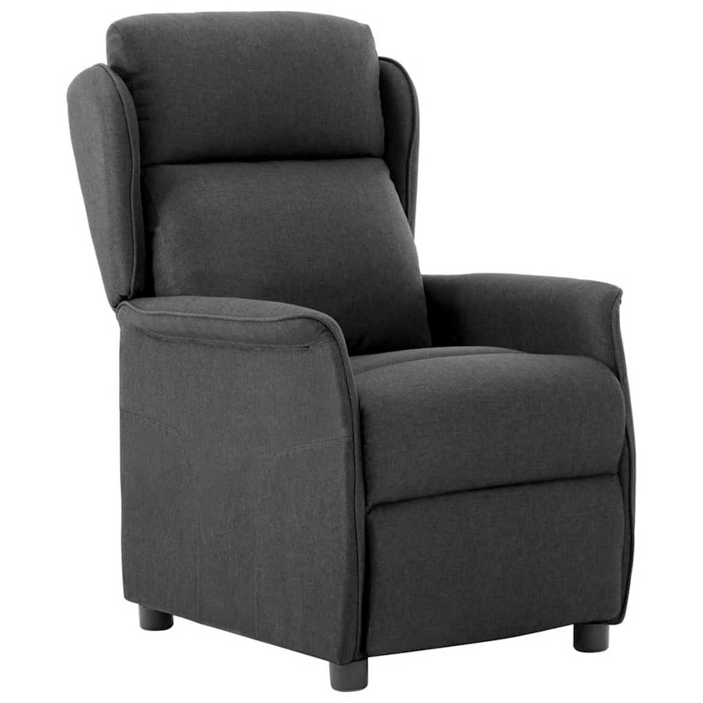 Ligstoel Donkergrijs 66.5 x 94 x 101.5 cm Polyester