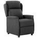 Ligstoel Donkergrijs 66.5 x 94 x 101.5 cm Polyester