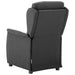 Ligstoel Donkergrijs 66.5 x 94 x 101.5 cm Polyester