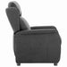 Ligstoel Donkergrijs 66.5 x 94 x 101.5 cm Polyester