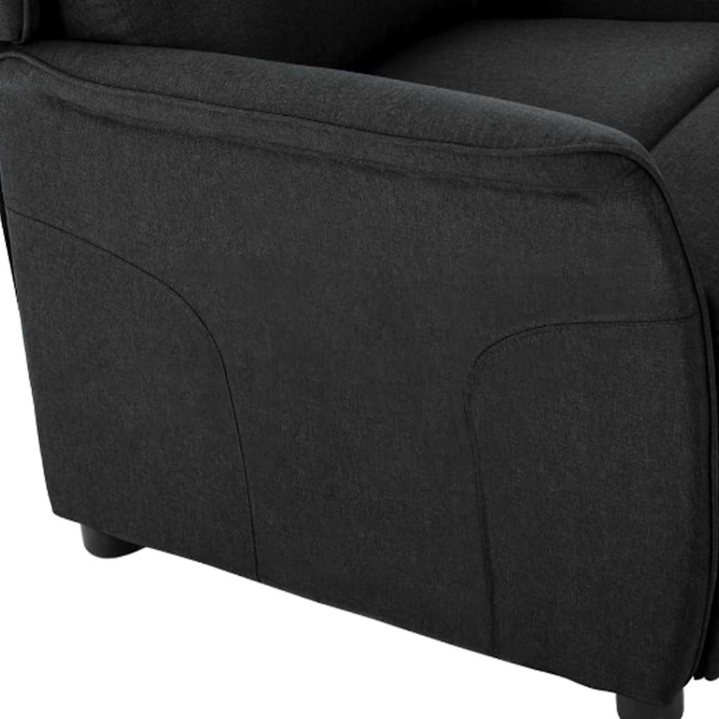 Ligstoel Zwart 66.5 x 94 x 101.5 cm Polyester