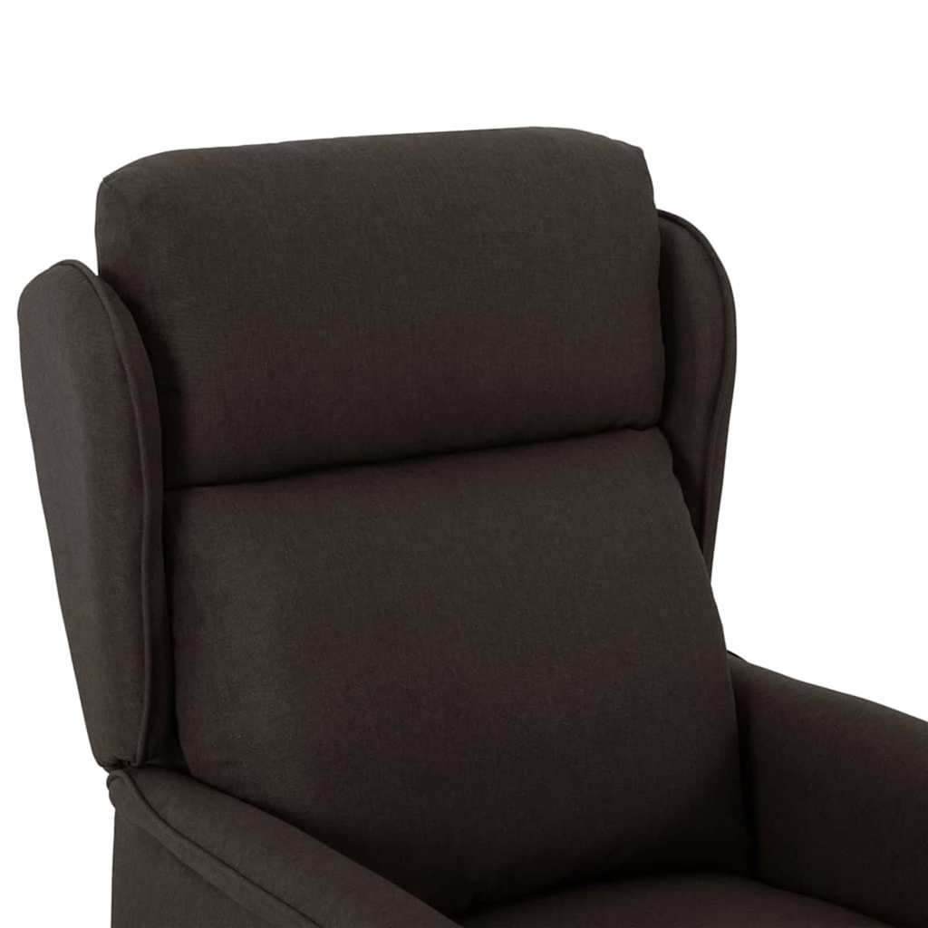 Ligstoel Donkerbruin 66.5 x 94 x 101.5 cm Polyester