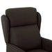 Ligstoel Donkerbruin 66.5 x 94 x 101.5 cm Polyester