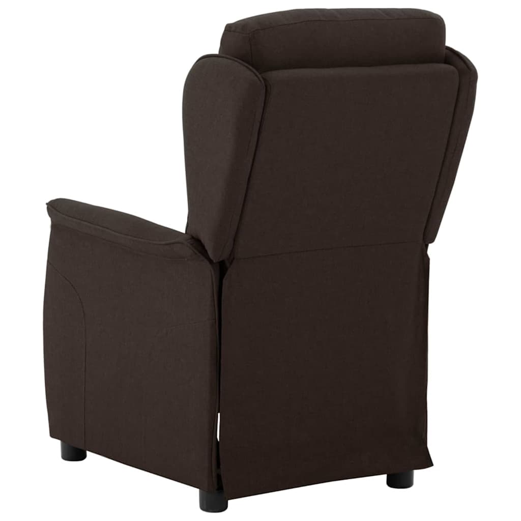 Ligstoel Donkerbruin 66.5 x 94 x 101.5 cm Polyester