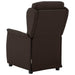 Ligstoel Donkerbruin 66.5 x 94 x 101.5 cm Polyester