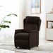 Ligstoel Donkerbruin 66.5 x 94 x 101.5 cm Polyester