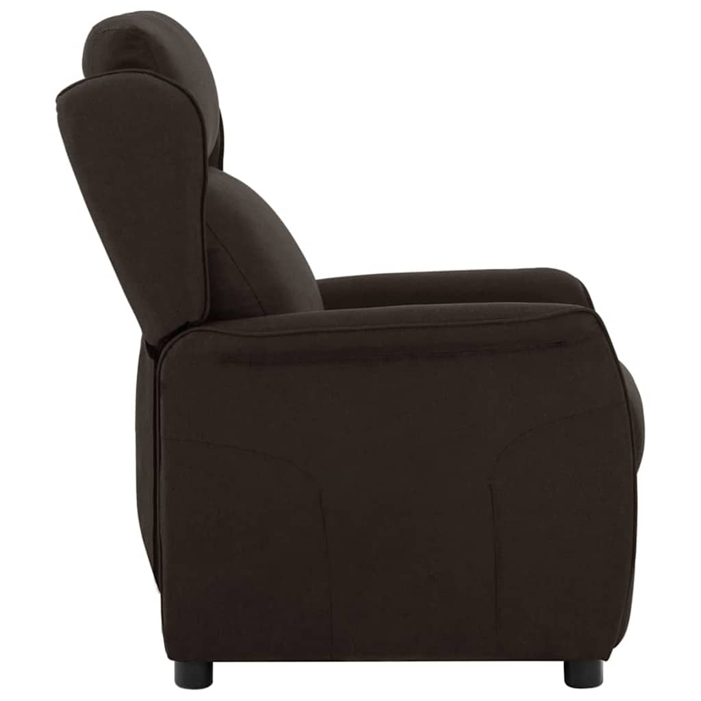 Ligstoel Donkerbruin 66.5 x 94 x 101.5 cm Polyester