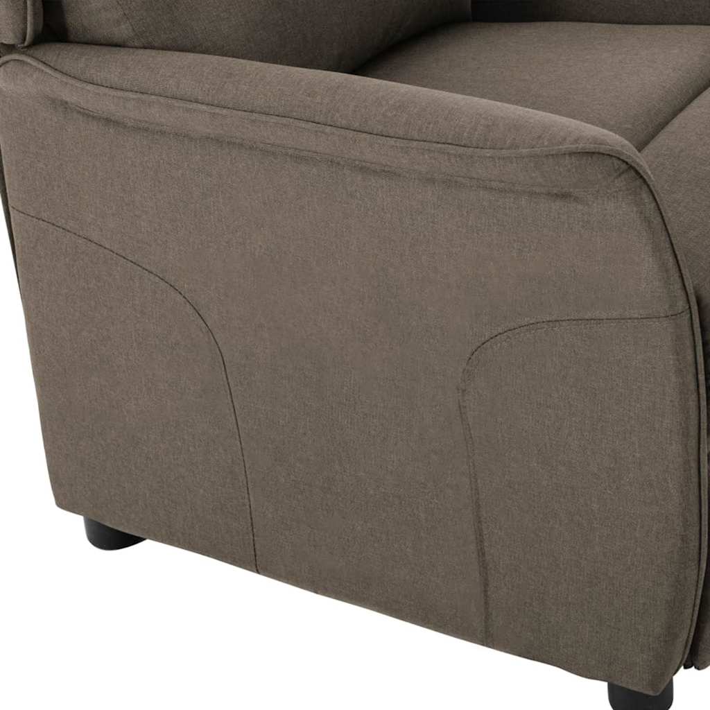Ligstoel Taupe 66.5 x 94 x 101.5 cm Polyester