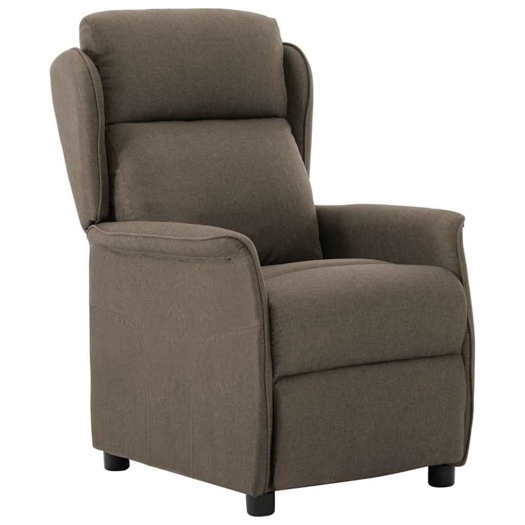 Ligstoel Taupe 66.5 x 94 x 101.5 cm Polyester