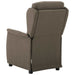 Ligstoel Taupe 66.5 x 94 x 101.5 cm Polyester