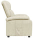 Fauteuil verstelbaar kunstleer wit