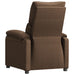 Fauteuil verstelbaar stof bruin