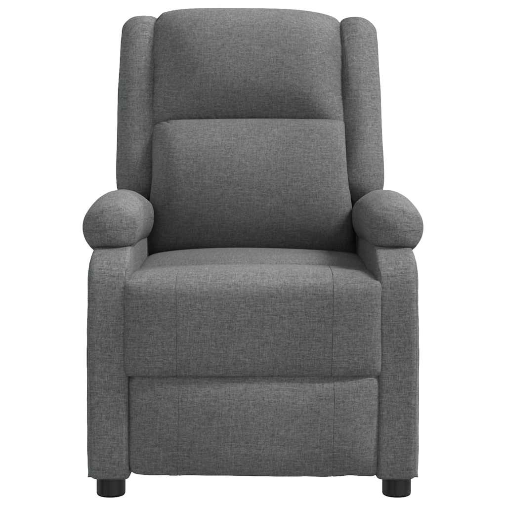 Fauteuil verstelbaar stof donkergrijs
