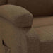 Fauteuil verstelbaar stof bruin
