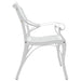 Tuinbank 102 cm gietaluminium wit