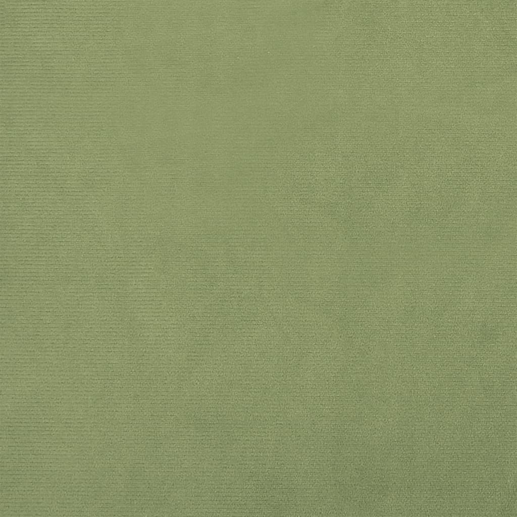 Hocker met opbergruimte rond fluweel 31 x 37 cm mosterdgroen