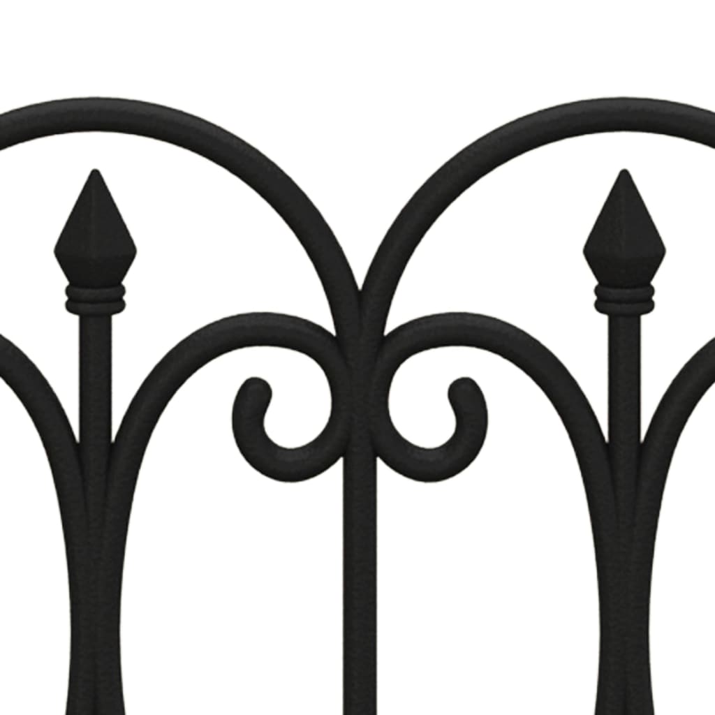 Gazonranden 17 st 10 m polypropeen zwart