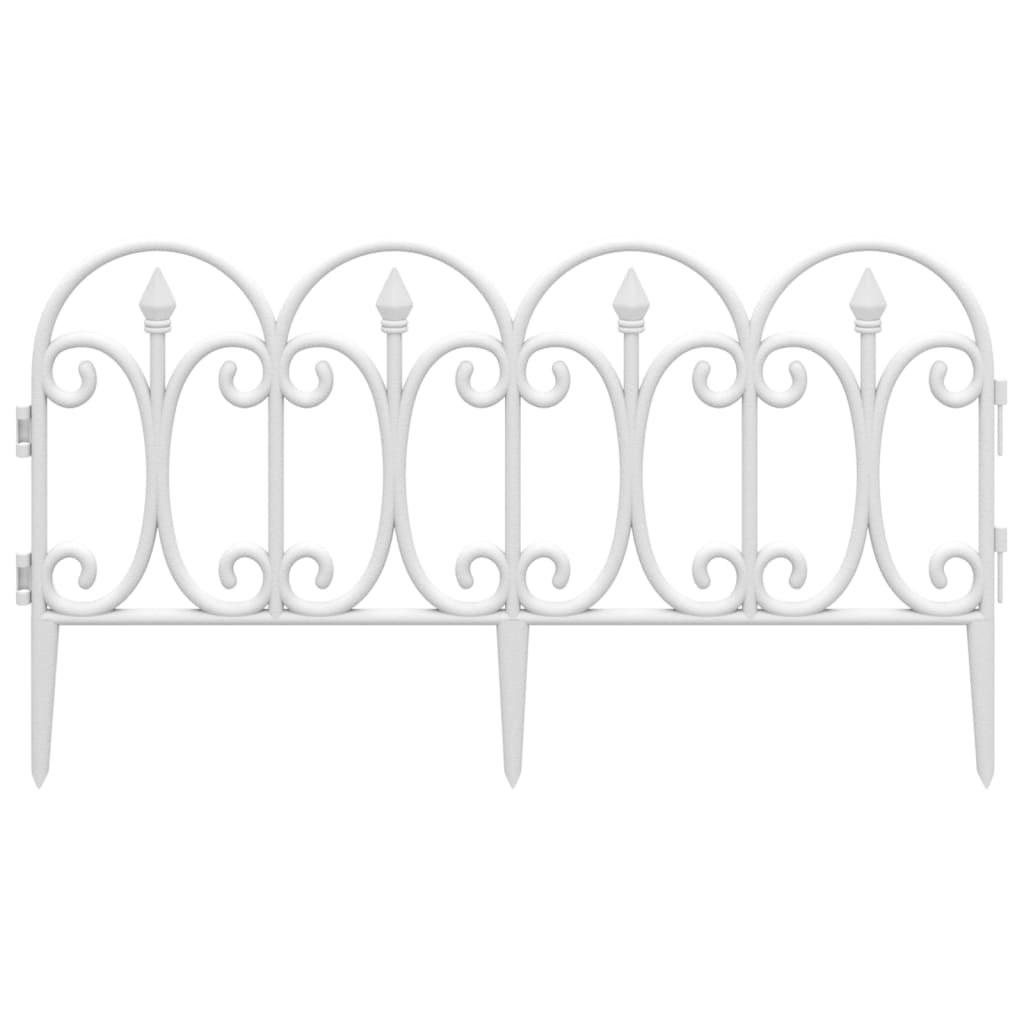 Gazonranden 17 st 10 m polypropeen wit