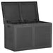 Tuinbox 180 L PP rattan zwart