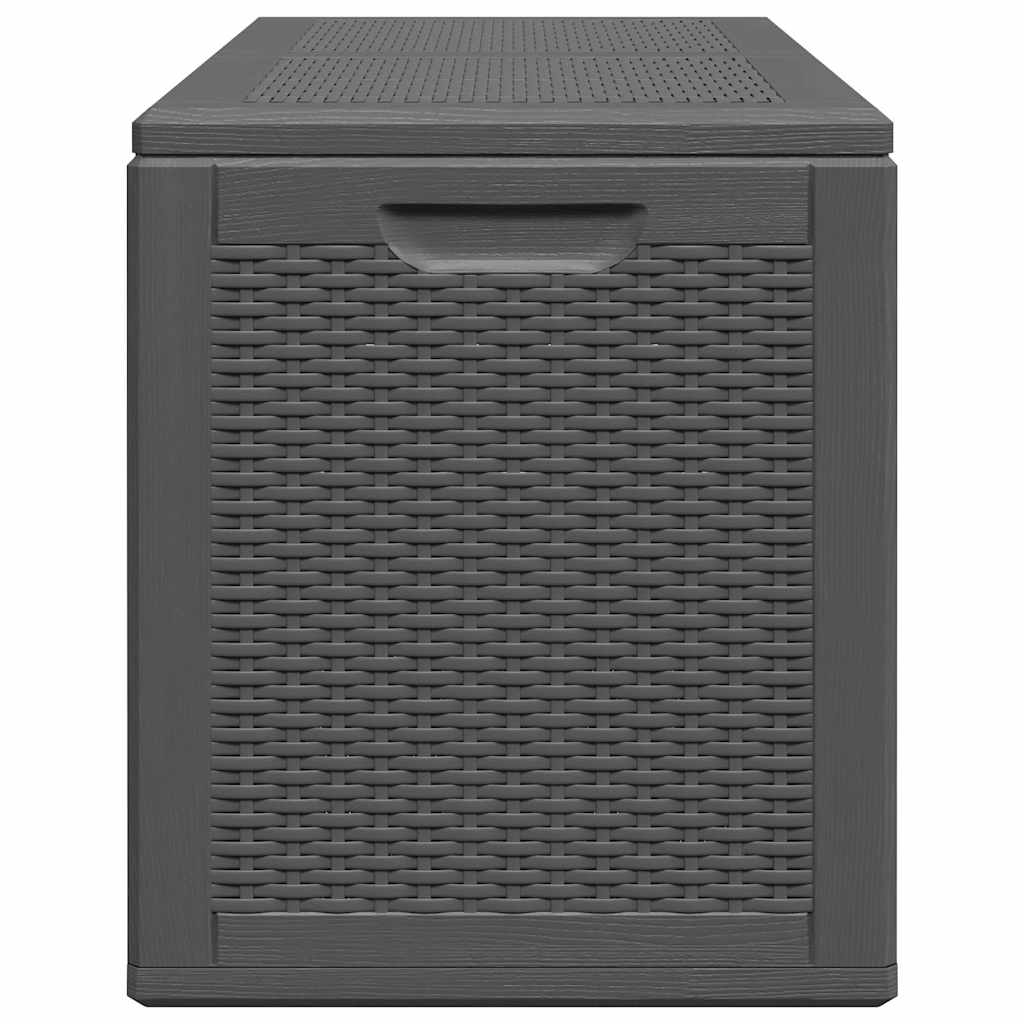 Tuinbox 180 L PP rattan zwart
