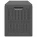 Tuinbox 180 L PP rattan zwart