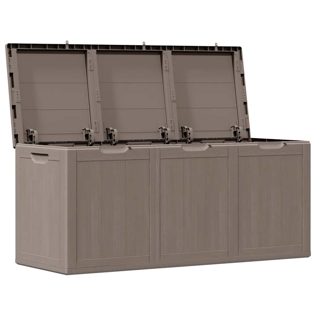 Tuinbox 270 L PP houtlook bruin