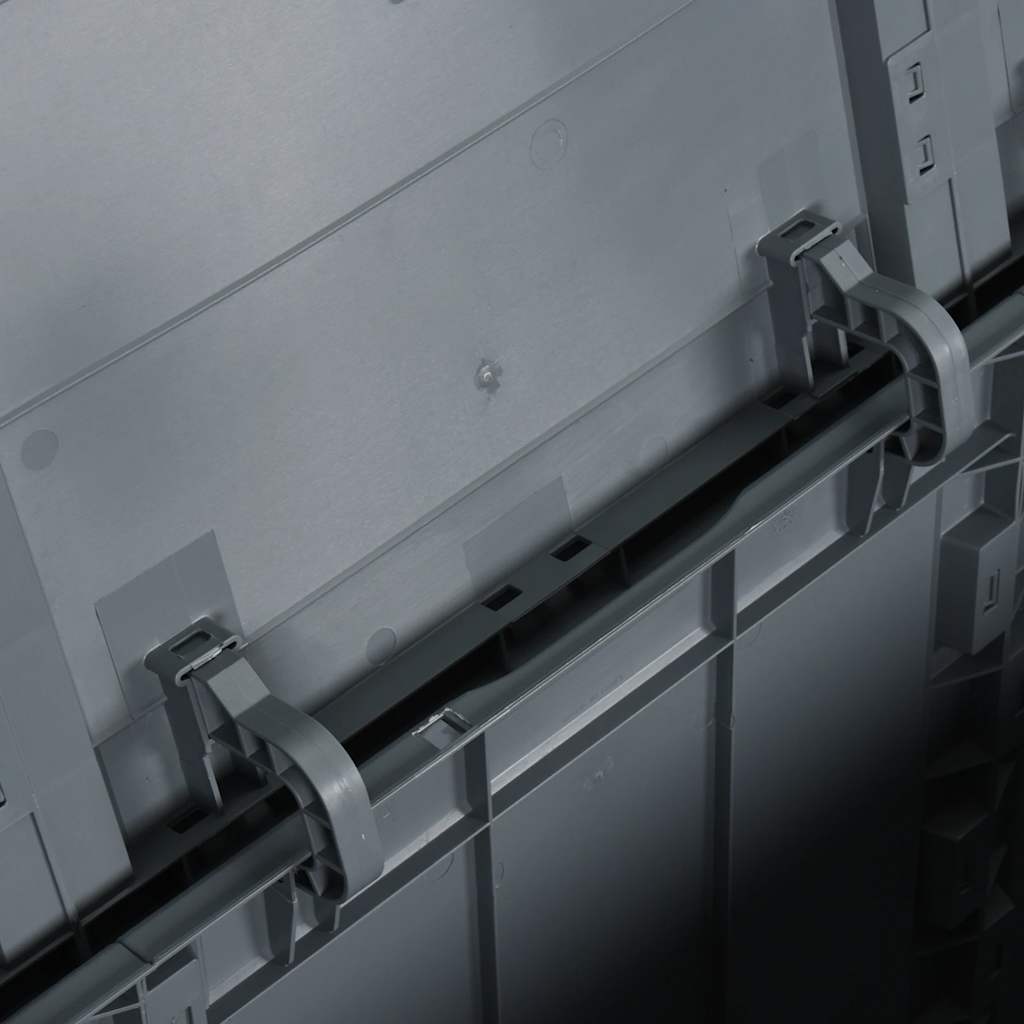 Tuinbox 270 L PP houtlook grijs