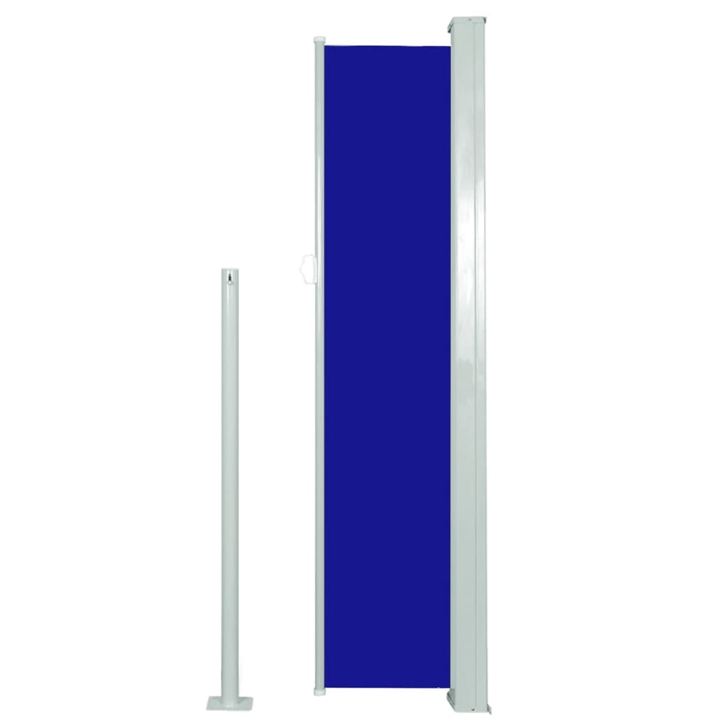 Tuinscherm Uittrekbaar 140X300 Cm Blauw 140 x 300 cm