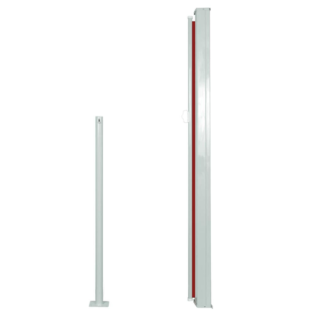 Tuinscherm Uittrekbaar 140X300 Cm Rood 140 x 300 cm