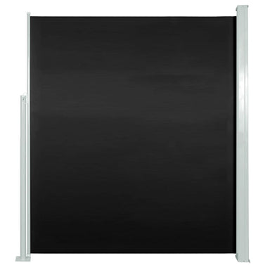 Tuinscherm Uittrekbaar 160X300 Cm Zwart 160 x 300 cm