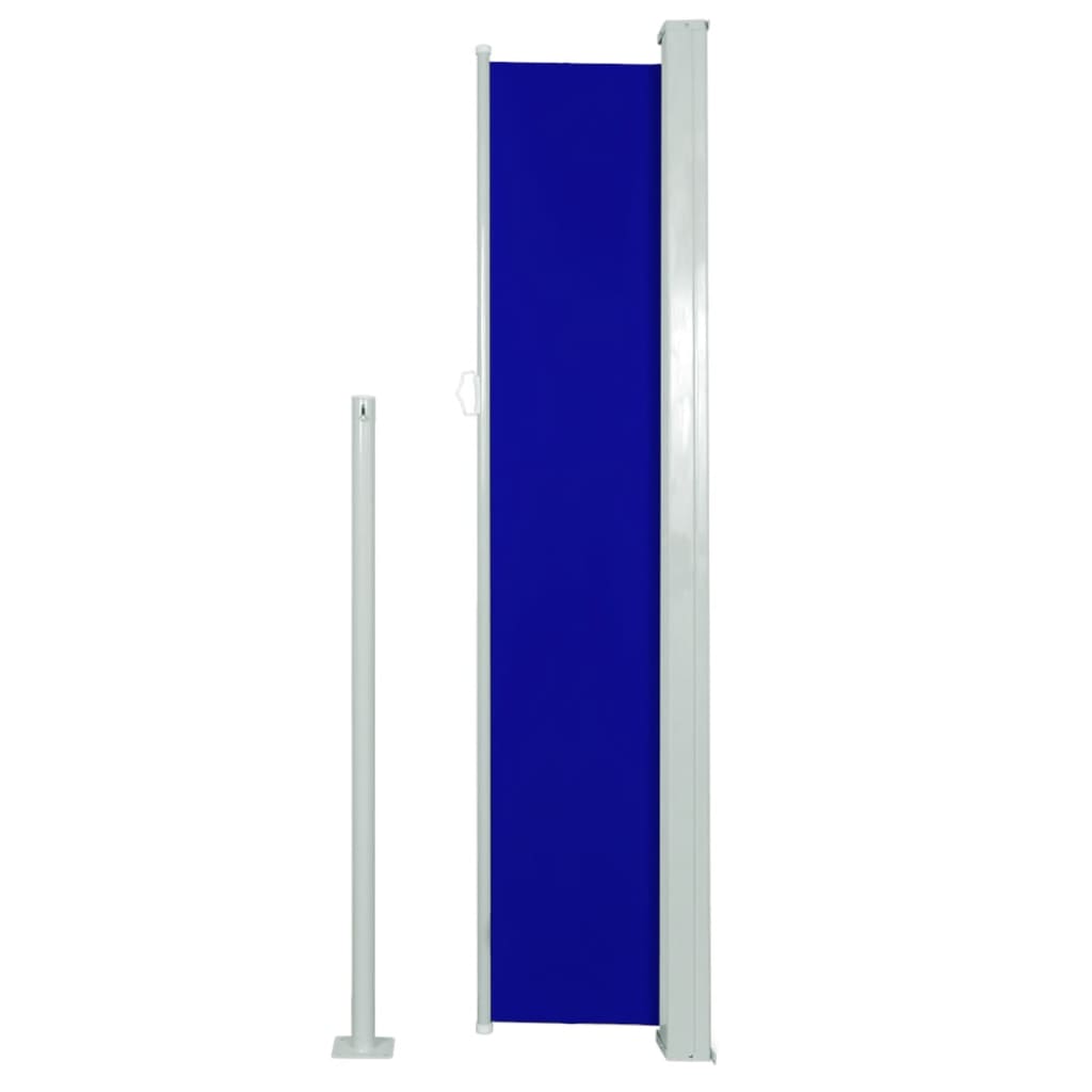 Tuinscherm Uittrekbaar 160X300 Cm Blauw 160 x 300 cm