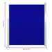 Tuinscherm Uittrekbaar 160X300 Cm Blauw 160 x 300 cm