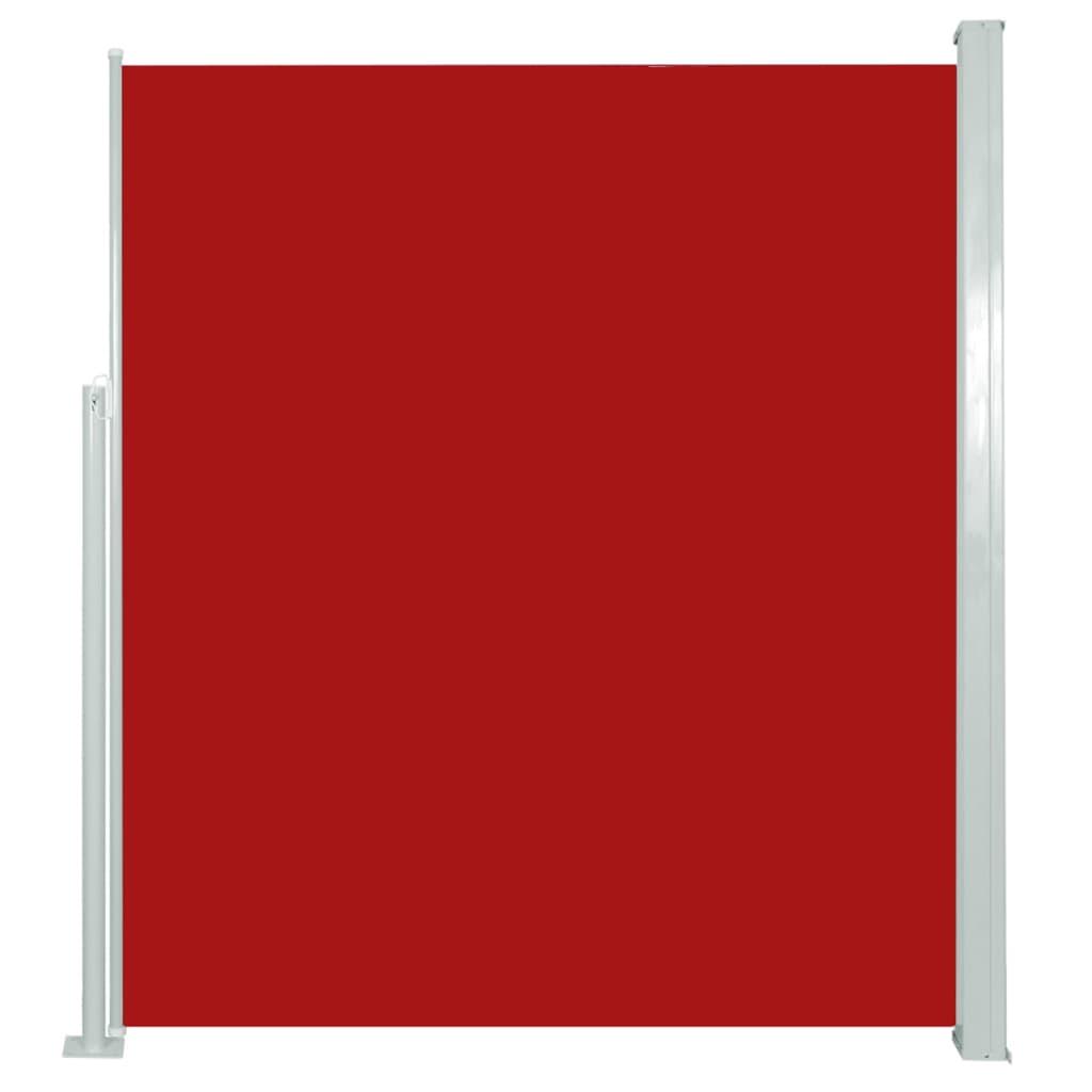 Tuinscherm Uittrekbaar 160X300 Cm Rood 160 x 300 cm